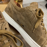 Authentic Christian Louboutin Kraft Beige Mesh Junior sneakers 9UK 43 10US