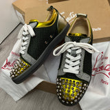 Authentic Christian Louboutin Multi mesh spikes sneakers 6UK 40 7US