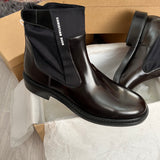 Authentic DIOR Dark Brown Sock Leather Boots 10UK 44EU 11US