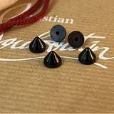 Original Christian Louboutin black studs spikes