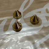 Original Christian Louboutin gold studs spikes